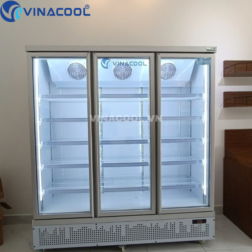 tủ mát 3 cánh lốc trên