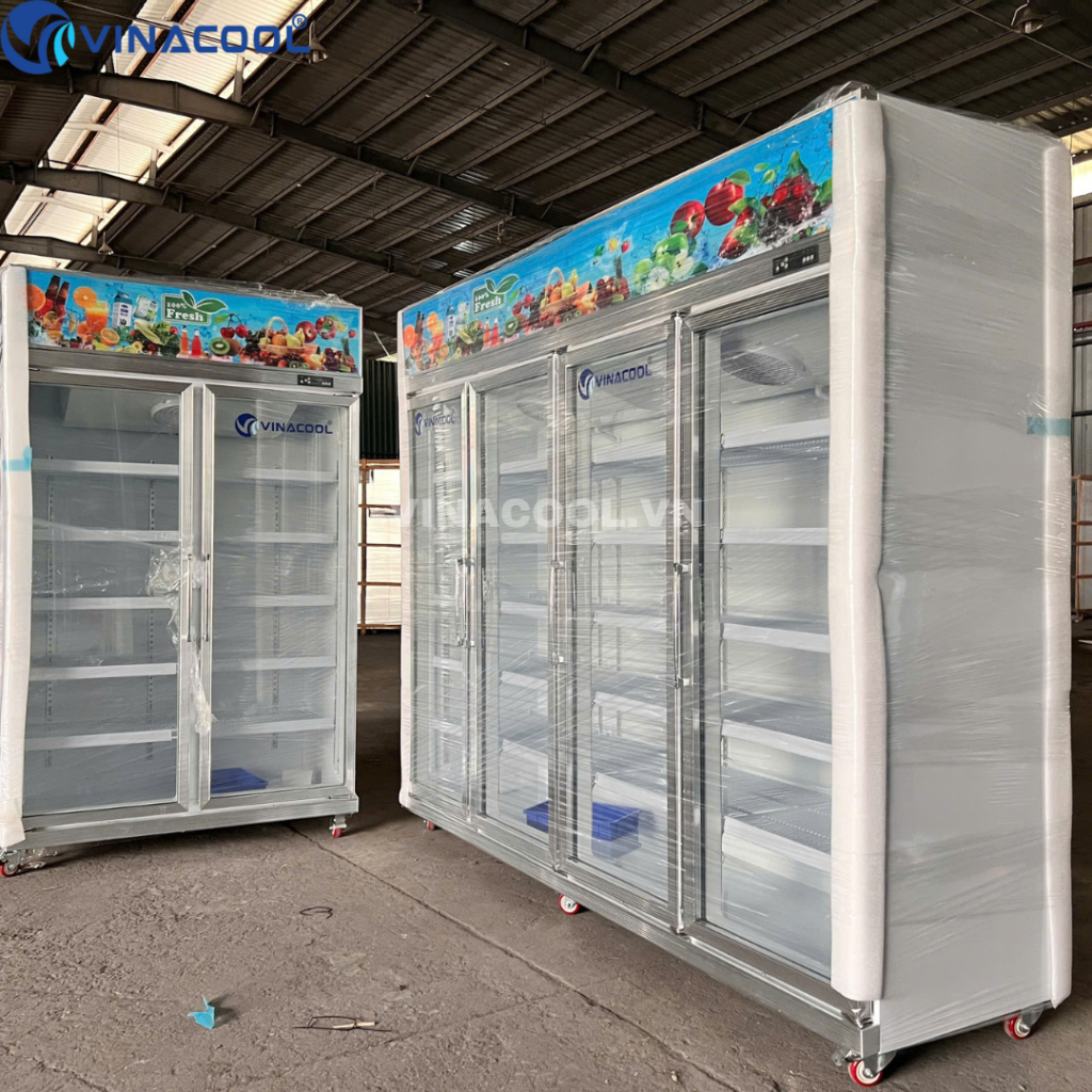 tủ mát cánh kính