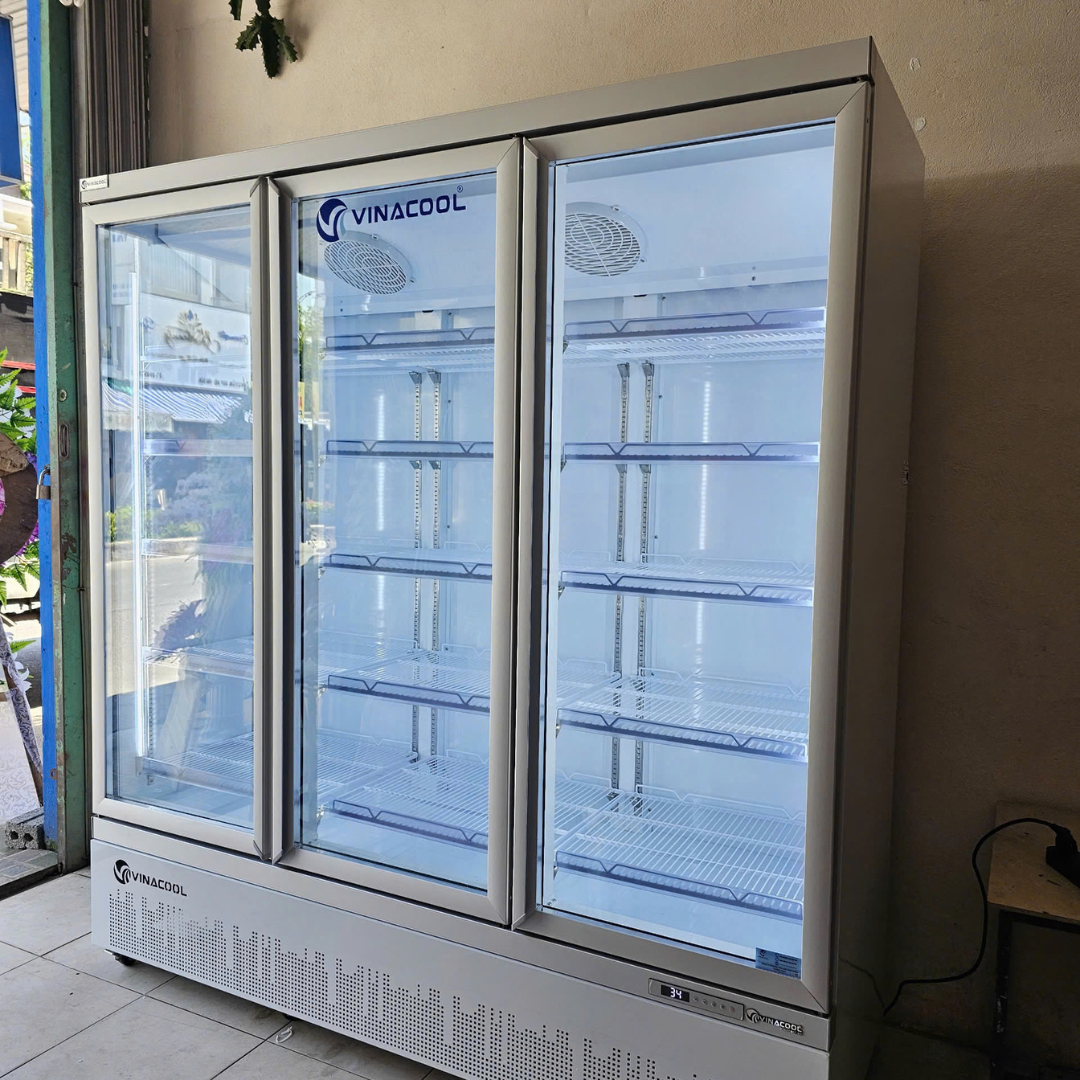 bán tủ mát cánh kính siêu thị