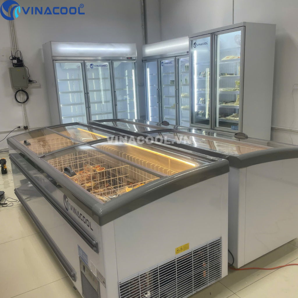 tủ đông trưng bày